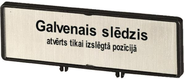 EATON ZFS83-T0 Träger m.Schild in 186919 