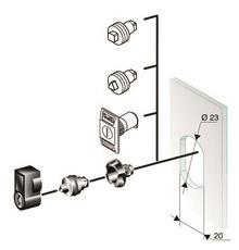 Schneider Dreikant-Schloss-    NSYTT8CRN 