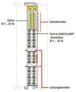 WAGO 750-1405 16-Kanal-Digitaleingang,DC 