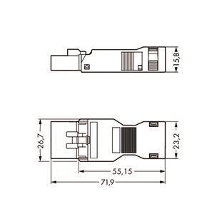WAGO 890-115 Stecker,mit 
