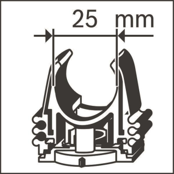 Bosch Rohrclip PRO EPC-25 (100 Stk.) 