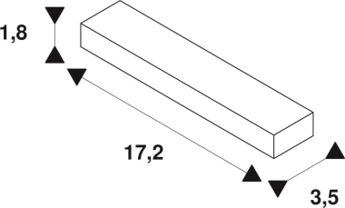 SLV Längsverbinder 1PH-Schiene    143100 