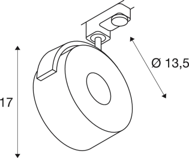 SLV KALU TRACK LEDDISK            152601 