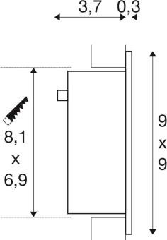 SLV FRAME CURVE LED               113292 