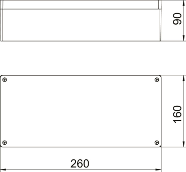 OBO Mx 261609 CR3 Alleergehäuse 