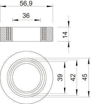 OBO 107 B PG48 Einschnittring PG48 