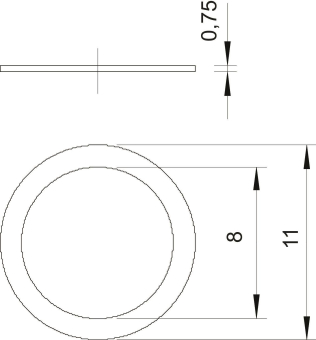 OBO 107 D PG7 GTP Druckring PG7 St GTP 