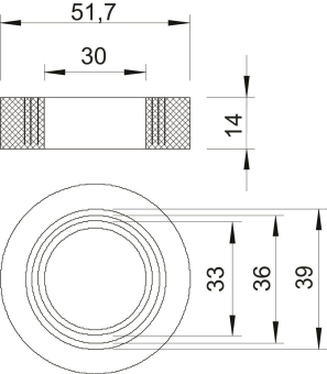 OBO 107 B PG42 Einschnittring PG42 