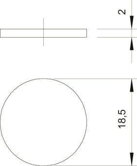 OBO 107 S VTEC PG13 Staubschutzplättchen 