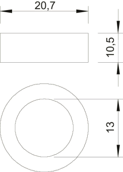 OBO 107CR VM 25 Reduzierdichteinsatz zu 
