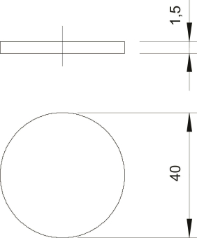OBO 107 S VTEC M40 Staubschutzplättchen 