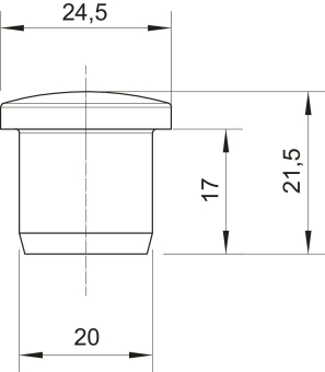 OBO 107VS VM 20 PA Verschlussstopfen 