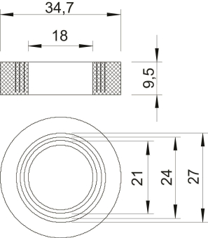 OBO 107 B PG29 Einschnittring PG29 