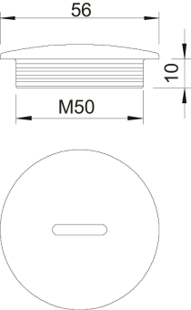 OBO 108 M50 PS Verschlussschraube M50 PS 