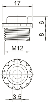 OBO 90 M12 GE Einschraubnippel 