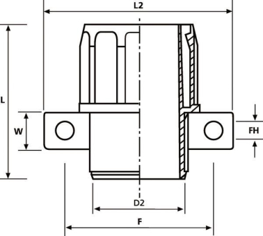 Hellermann FG45-UH-PP-GY Universal 