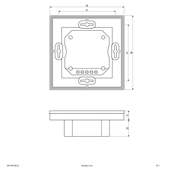 EVN WiFi RGB + W Einbau-    WIFI-WPRGB+W 