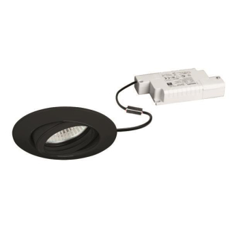 BRUM LED-Einbaustrahler d2w Schwarz BB13 