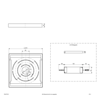 EVN LED-Anbaupanel IP20 weiss  PAQ270102 