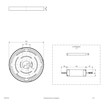 EVN LED Anbaupanel rund weiß   PAR270140 