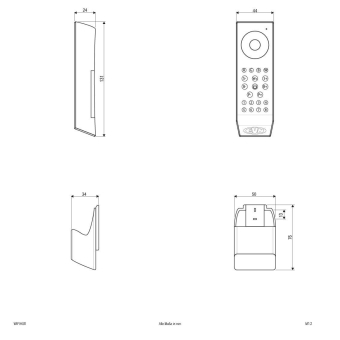 EVN RGB+WFunkhandsender 868Mhz   WIFIHS8 