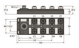 Turck I/O-Hub f.Anbindung  TBIL-M1-16DXP 
