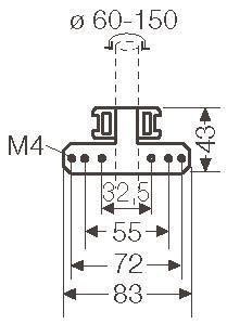 Hensel Mastbefestigung           DK MB 1 