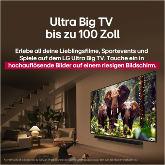 LG 100QNED86A6 sw QNED-TV 