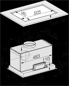 Miele DAE 1530 ed Lüfterbaustein 
