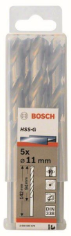 Bosch 5Metallbohrer HSS-G DIN 2608595079 