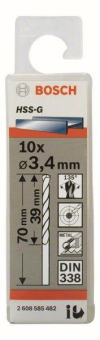 Bosch 10Metallbohrer HSS-G    2608585482 