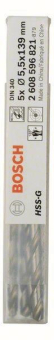 Bosch 5Metallbohrer HSS-G DIN 2608596821 