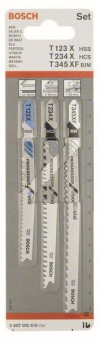 Bosch Stichsägeblatt-Set, 3-  2607010515 