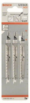 Bosch 3Stichsägeblatt U234X   2608633525 