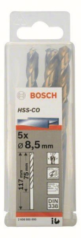 Bosch 5Metallbohrer HSS-Co    2608585895 