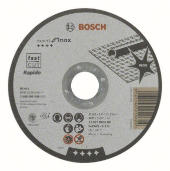Bosch Trennscheibe EXPERT for Inox 125mm 