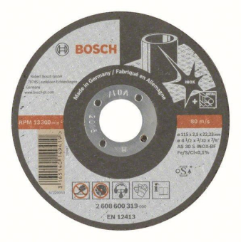 Bosch Trennscheibe gerade     2608600319 