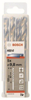 Bosch 5Metallbohrer HSS-G DIN 2608595338 