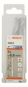 Bosch 5Metallbohrer HSS-G DIN 2608595074 