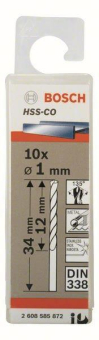 Bosch 10Metallbohrer HSS-Co   2608585872 