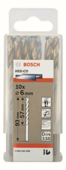 Bosch 10Metallbohrer HSS-Co   2608585889 