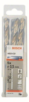 Bosch 5Metallbohrer HSS-Co    2608585901 