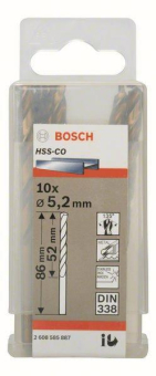 Bosch 10Metallbohrer HSS-Co   2608585887 