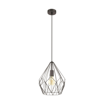 EGLO Hängeleuchte CARLTON schwarz  49257 