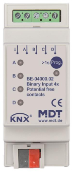 MDT Binäreingang 4-fach 2TE REG 