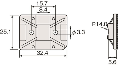 Hellermann TY8G1S-PA66W-BK(100) 