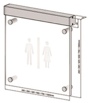 S&H LED-Hinweisschild "Eingang     54292 