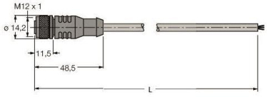 Turck PROFIBUS-Leitung, PUR- RKSW 458-2M 