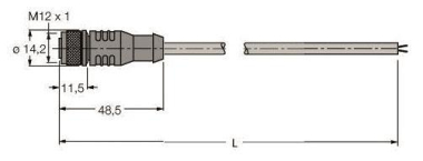 TURCK PROFIBUS-Leitung TPUS-  RKSW451-3M 