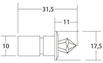 BRUM Fibatec Kristall für Faser  9731.05 